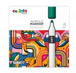 "Carioca Plus" Acrylic Набор маркеров 2 мм 8 цв. пулевидный