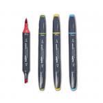 "Carioca Plus" Набор скетч маркеров 2 мм 80 цв. кисть/перо скошенное