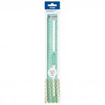 "Milan" Линейка New Look 30 см в пластиковой упаковке с европодвесом