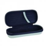 "Milan" 1918 Пенал овальный полужесткий на молнии 1 отделение 20*9*6,7 см