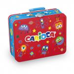 "Carioca" Набор для рисования 100 фломастеров и альбом-раскраска 101 предмет шт. ( в чемоданчике )