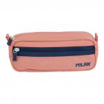 "Milan" 1918 Пенал на молнии 2 отделения 21*8.5*6.1 см