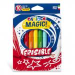 "Carioca" Фломастеры меняющие цвет  Magic Markers стираемые 10 цв