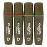 "Carioca" Набор текстовыделителей экологичных "Memolight" 2 мм 4 цв. 4 шт. СК/Распродажа перо скошенное