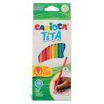 "Carioca" "Tita" Карандаши цветные пластиковые заточенный 12 цв.