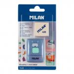 "Milan" Ластик и кисточка COMPACT Fun Animals BYM10472FA+1 запасной ластик 430 в блистере 3.9х2.9х0.9 см