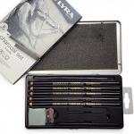 "LYRA" Набор художественных карандашей REMBRANDT (для графики) 12 шт. ( в металлической упаковке )