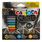 "Carioca" Набор перманентных маркеров FineMarker 6 мм 8 цв. 8 шт. перо круглое