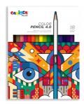 "Carioca Plus" Карандаши цветные заточенный 18 цв.