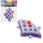 ИГРОЛЕНД Игрушка антистресс сквиш-мялка "Сладости" 5х5 см, TPR, ПЭ, 8 дизайнов