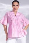 Блузка Памела (полоска/розовый)