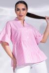 Блузка Памела (полоска/розовый)