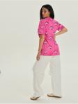 Футболка "Принт" Розовый женская
