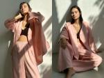 Костюм лён  SET004/06/Нежно-розовый