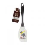 Лопатка кулинарная силиконовая Мишка на самокате, 27*6*1,5 см, MARMITON