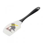 Лопатка кулинарная силиконовая Мишка на самокате, 27*6*1,5 см, MARMITON