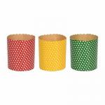 Набор бумажных форм для выпечки куличей "Пасхальный", 3 шт, 0,3 л, d 7*8,5 см, дизайн в ассортименте MARMITON (отгрузка кратно 90 шт.)/90