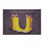 Коврик влаговпитывающий  Velur  40*60 см Котята в сапогах, VORTEX