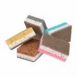 Губка для мытья посуды, 9,5*6,5*3,5 см, 5 шт, цветные Tutto (отгрузка кратно 40 шт.)/ 40