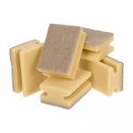 Губка для мытья посуды, 9,5*6,5*4 см, 5 шт, профильные Tutto (отгрузка кратно 40 шт.)/ 40