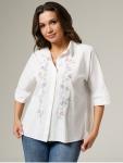 Блуза 177647w белый