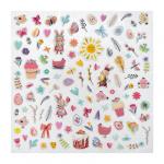 Наклейки объемные "Пасхальные", 20*20 см MARMITON (отгрузка кратно 30 шт.)/480/30