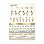 Наклейки переводные фольгированные "Светлой Пасхи!", 15*21 см MARMITON /990/30