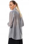 Блуза 208340w серый