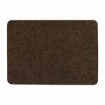 Коврик влаговпитывающий, ребристый  Slim, без борта, подложка tpr, 50*80 см VORTEX, коричневый
