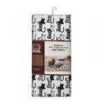 Коврик для сушки посуды из микрофибры Котики, 35*50 см MARMITON