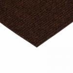 Коврик влаговпитывающий, ребристый Nice, без борта, подложка пвх, 90*120 см VORTEX, коричневый