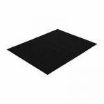 Коврик влаговпитывающий, ребристый Nice, без борта, подложка пвх, 90*120 см VORTEX, черный