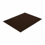 Коврик влаговпитывающий, ребристый Nice, без борта, подложка пвх, 120*150 см VORTEX, коричневый