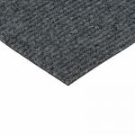 Коврик влаговпитывающий, ребристый Nice, без борта, подложка пвх, 120*150 см VORTEX, серый
