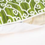Наволочка декоративная 40х40 см, Pattern green, 100% хлопок