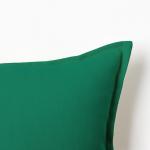 Подушка Этель, 30?50+1 см, изумруд, 100% хлопок