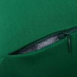 Подушка Этель, 30?50+1 см, изумруд, 100% хлопок