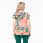 Джемпер-Блуза, трикотаж, розовый