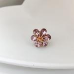 Брошь-значок с кристаллами Swarovski
