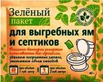 Доктор Робик" Зеленый пакет" для выгребных ям и септиков 40г, Россия
