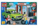 319222 LADA конструктор lada-2106 в автосервисе, 95 дет. Город мастеров в кор.36шт
