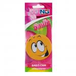 NEW GALAXY Ароматизатор бумажный "Смайл", 5 гр., Бабл Гам, дизайн GC