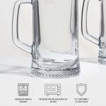 Пивные кружки Luminarc «Время дегустаций», 330 мл, набор 2 шт., стекло, прозрачные