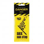 NEW GALAXY Ароматизатор бумажный Danger/Sex non stop, 8гр., ваниль