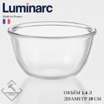 Салатник Luminarc COCOON, 1.4 л, d=18 см, утолщённое стекло, прозрачный