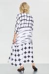 Платье Pretty 2235 белый+черный