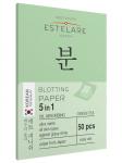 Institute Estelare Матирующие салфетки 5 в 1 с зеленым чаем для лица ULTRA MATTE 5 г / 50 шт