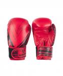 Перчатки боксерские Insane ODIN, ПУ, красный, 14 oz