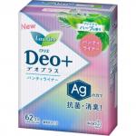 KAO Ежедневные прокладки Laurier Beautiful Style с ионами серебра ультра тонкие ДВЕ КАПЛИ, аромат луговых трав 14 см 62 шт