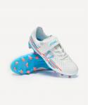 Бутсы футбольные JOGEL Evofly FG Talant White/blue, детский